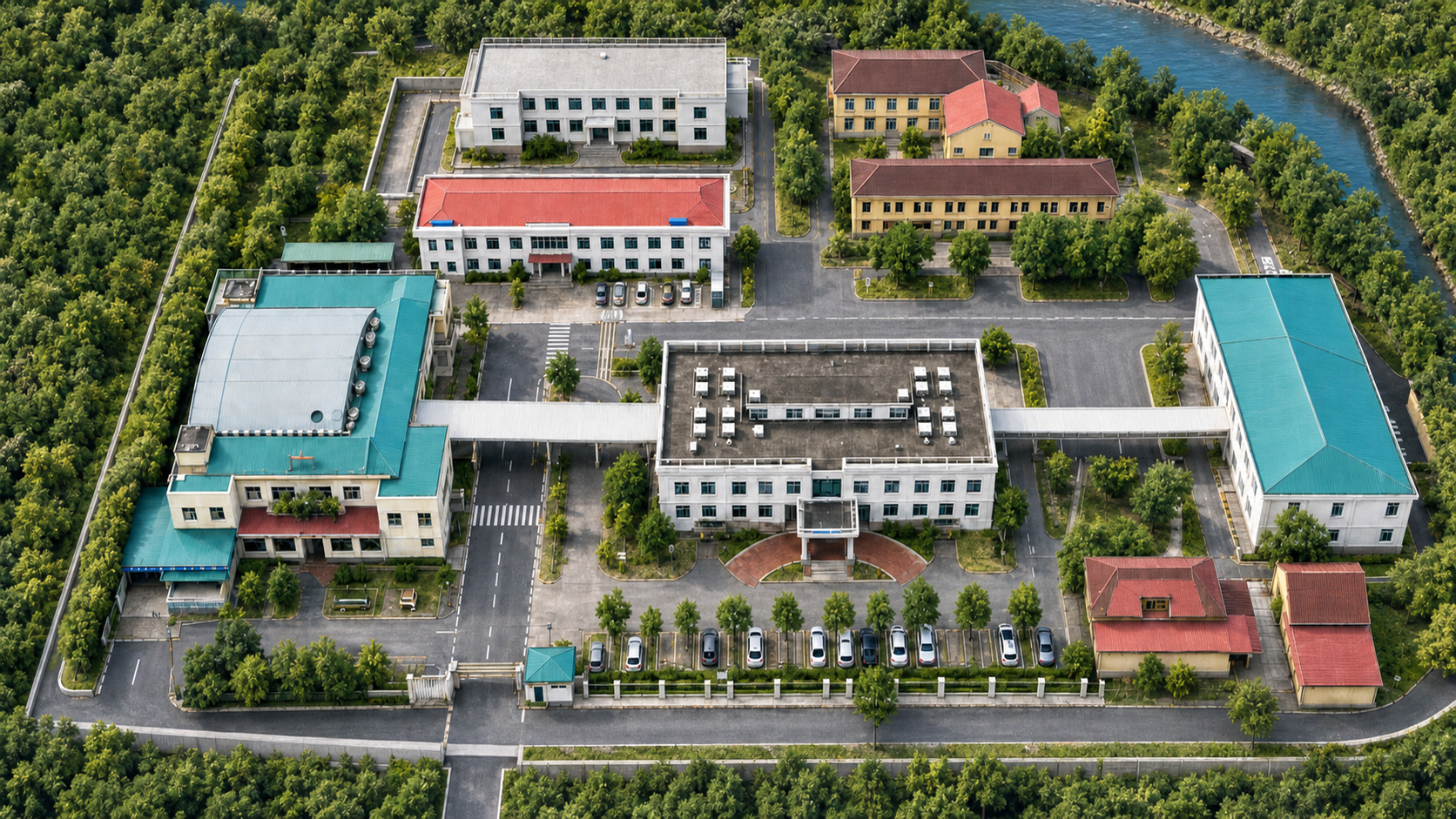 Bản đồ 3D toàn cảnh khuôn viên bệnh viện