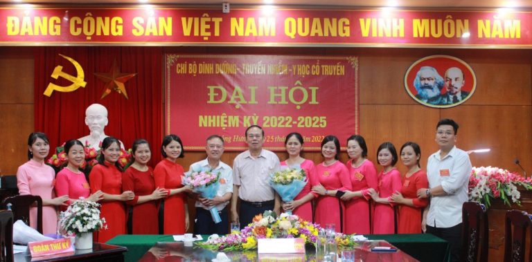 Đại hội chị bộ Dinh Dưỡng – Truyền nhiễm- YHCT nhiệm kỳ 2022-2025